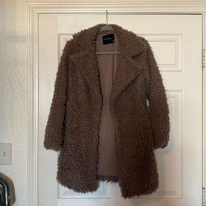 Olivaceous Brown Teddy Jacket